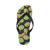 Kiwi Pattern Print Design KW03 Flip Flops-JorJune