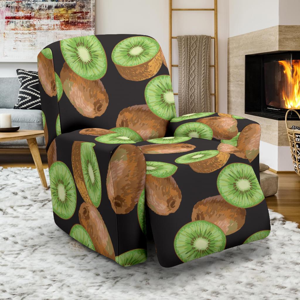 Kiwi Pattern Print Design KW03 Recliner Slipcover-JORJUNE.COM
