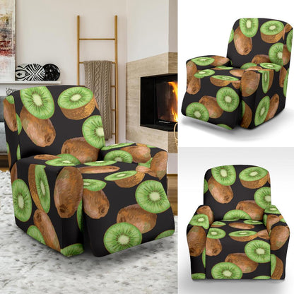 Kiwi Pattern Print Design KW03 Recliner Slipcover-JORJUNE.COM