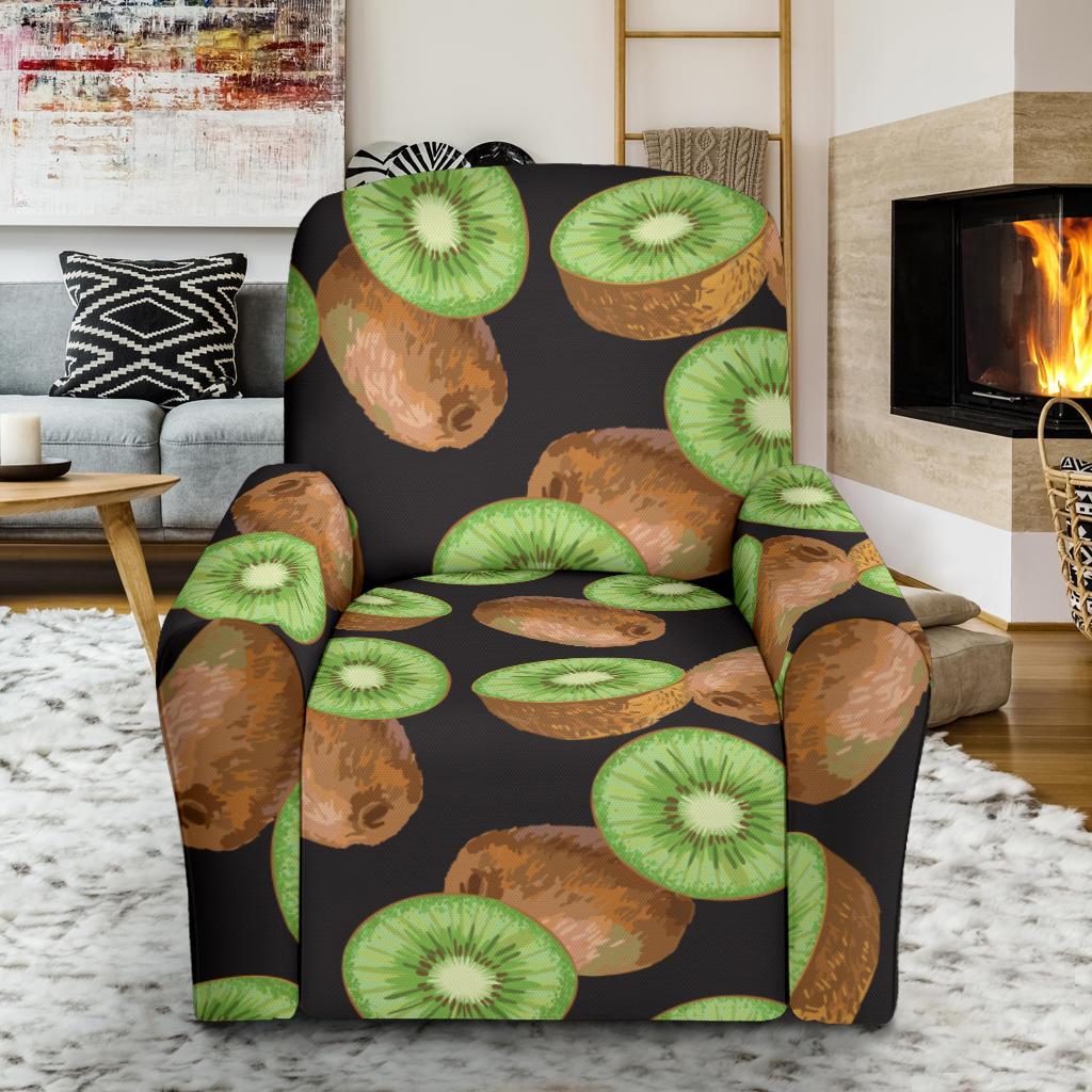 Kiwi Pattern Print Design KW03 Recliner Slipcover-JORJUNE.COM