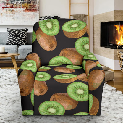Kiwi Pattern Print Design KW03 Recliner Slipcover-JORJUNE.COM