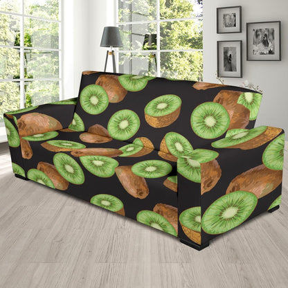 Kiwi Pattern Print Design KW03 Sofa Slipcover-JORJUNE.COM