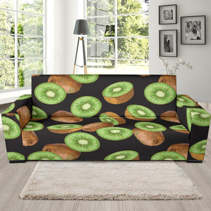 Kiwi Pattern Print Design KW03 Sofa Slipcover-JORJUNE.COM
