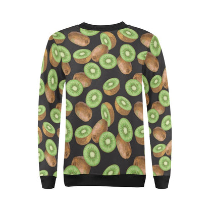 Kiwi Pattern Print Design KW03 Women Long Sleeve Sweatshirt-JorJune