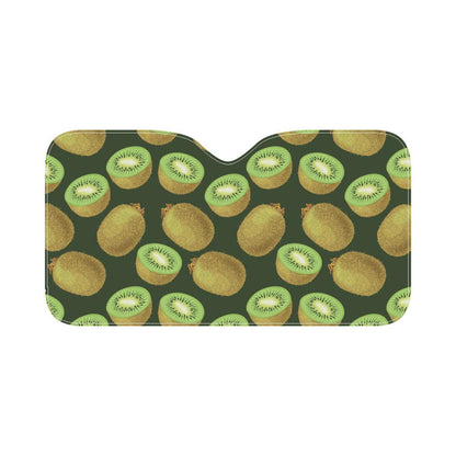 Kiwi Pattern Print Design KW04 Car Sun Shade-JorJune