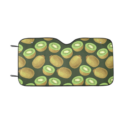 Kiwi Pattern Print Design KW04 Car Sun Shade-JorJune