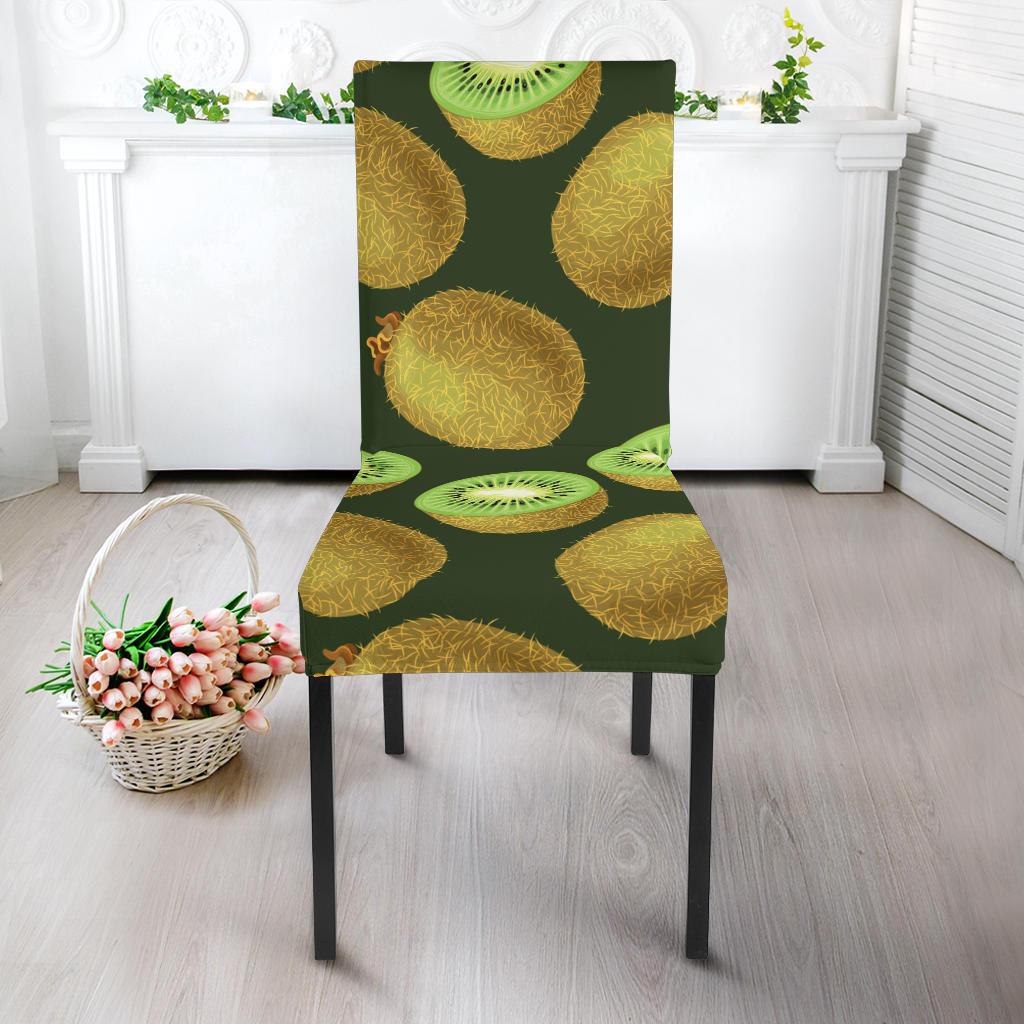 Kiwi Pattern Print Design KW04 Dining Chair Slipcover-JORJUNE.COM