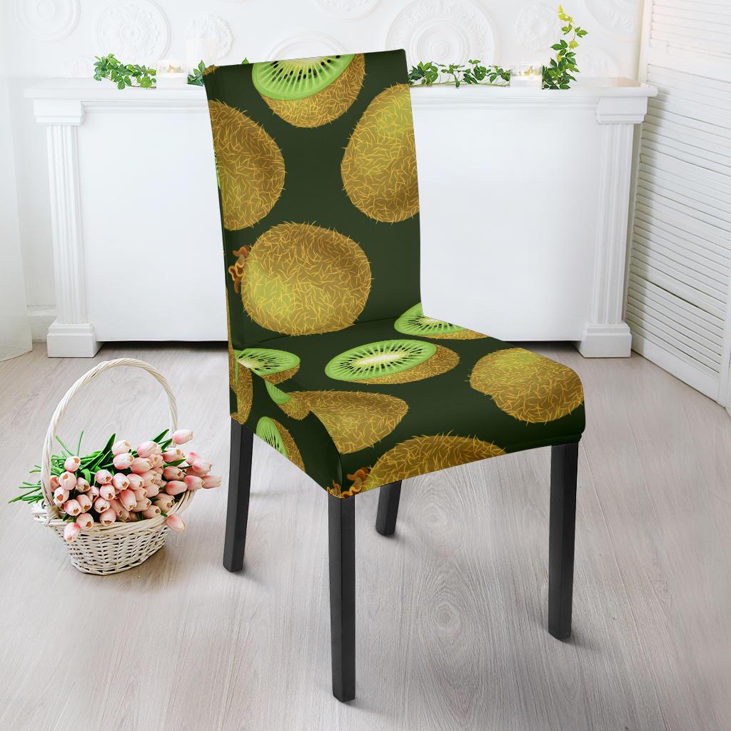 Kiwi Pattern Print Design KW04 Dining Chair Slipcover-JORJUNE.COM