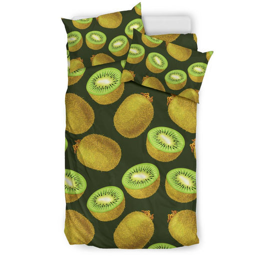 Kiwi Pattern Print Design KW04 Duvet Cover Bedding Set-JORJUNE.COM
