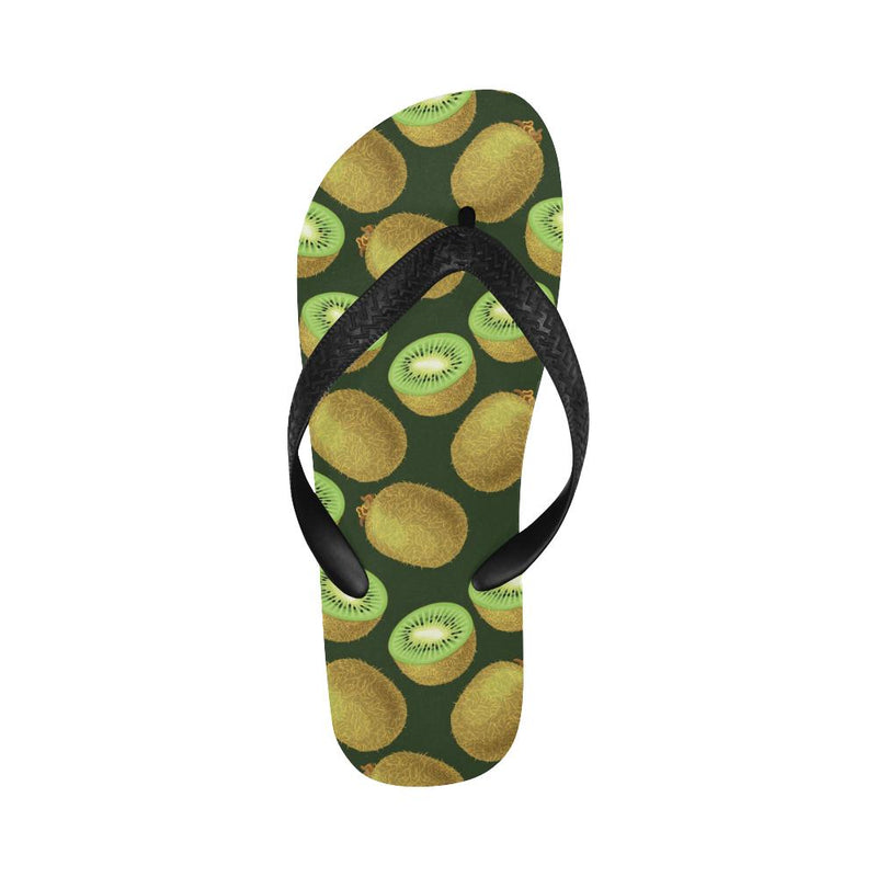 Kiwi Pattern Print Design KW04 Flip Flops-JorJune