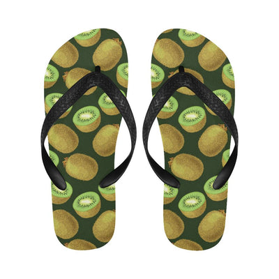 Kiwi Pattern Print Design KW04 Flip Flops-JorJune