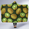Kiwi Pattern Print Design KW04 Hooded Blanket-JORJUNE.COM