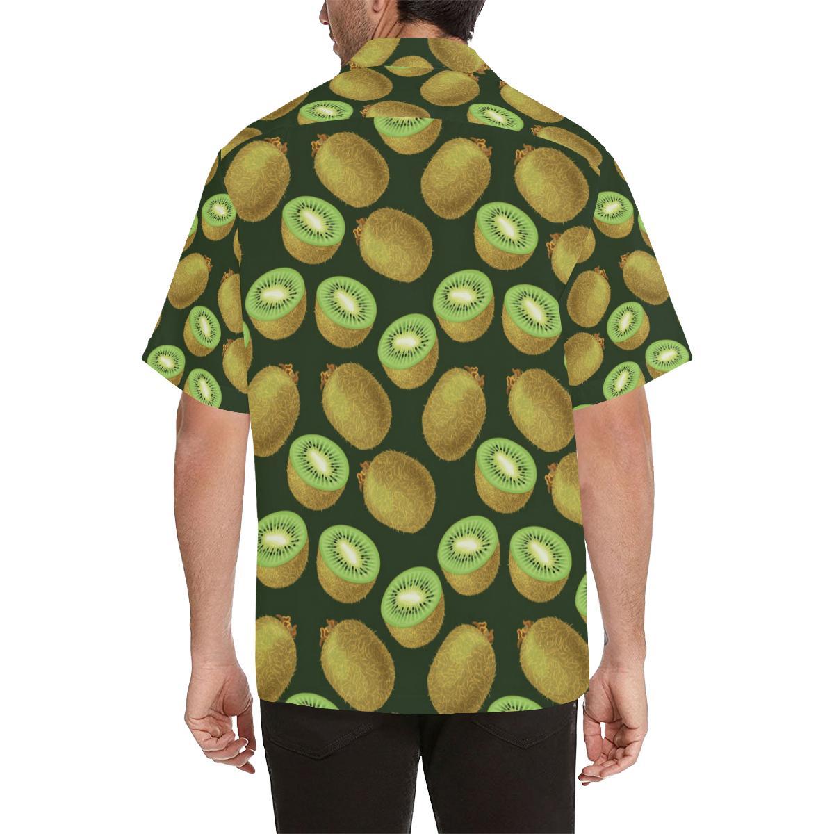 Kiwi Pattern Print Design KW04 Men Hawaiian Shirt-JorJune