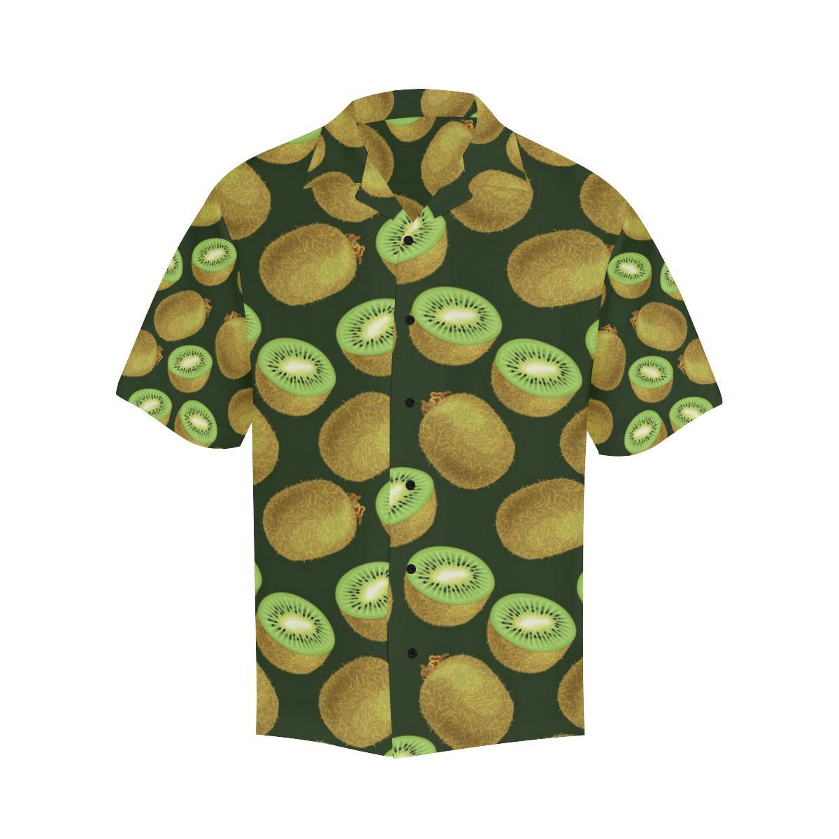 Kiwi Pattern Print Design KW04 Men Hawaiian Shirt-JorJune
