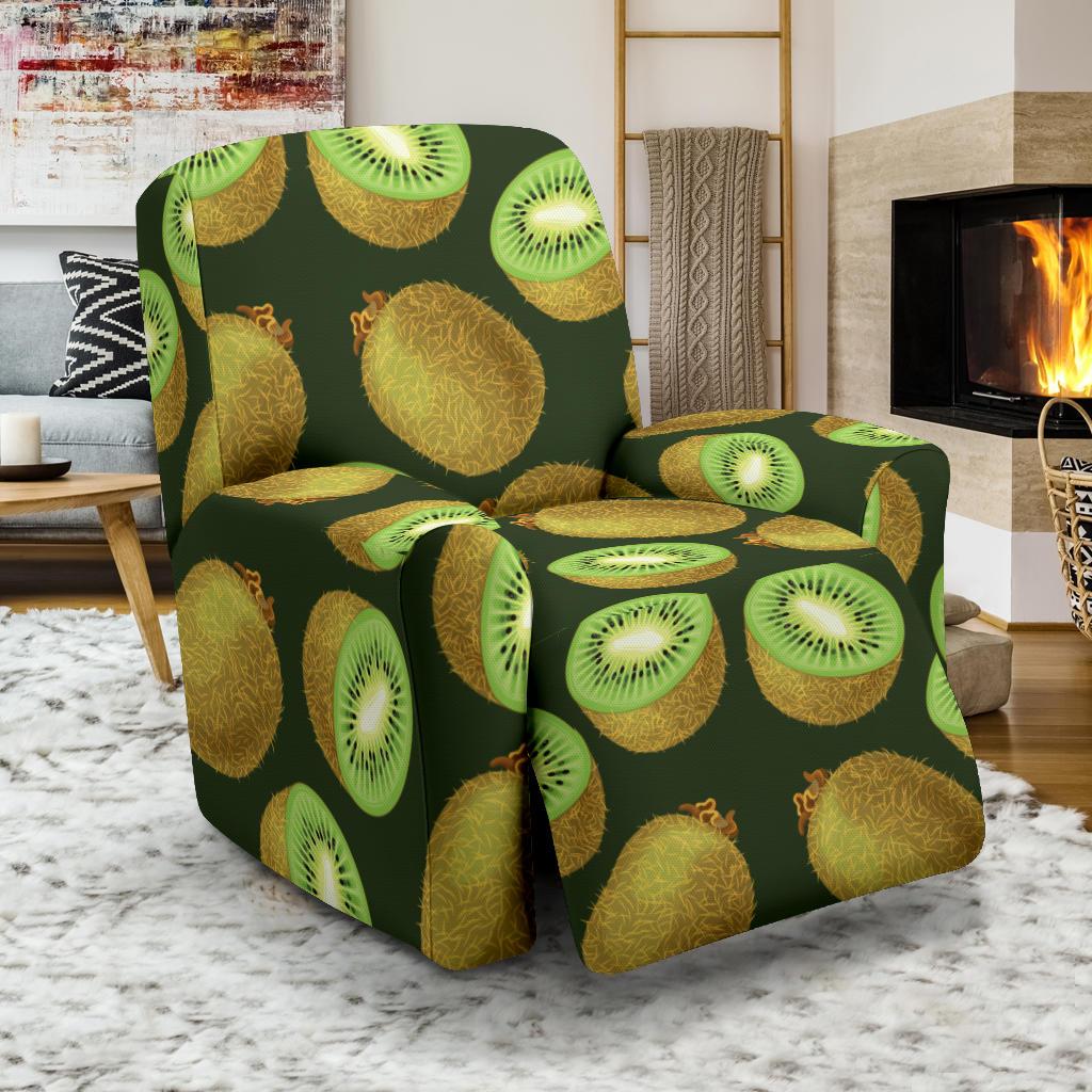 Kiwi Pattern Print Design KW04 Recliner Slipcover-JORJUNE.COM