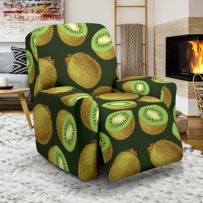 Kiwi Pattern Print Design KW04 Recliner Slipcover-JORJUNE.COM