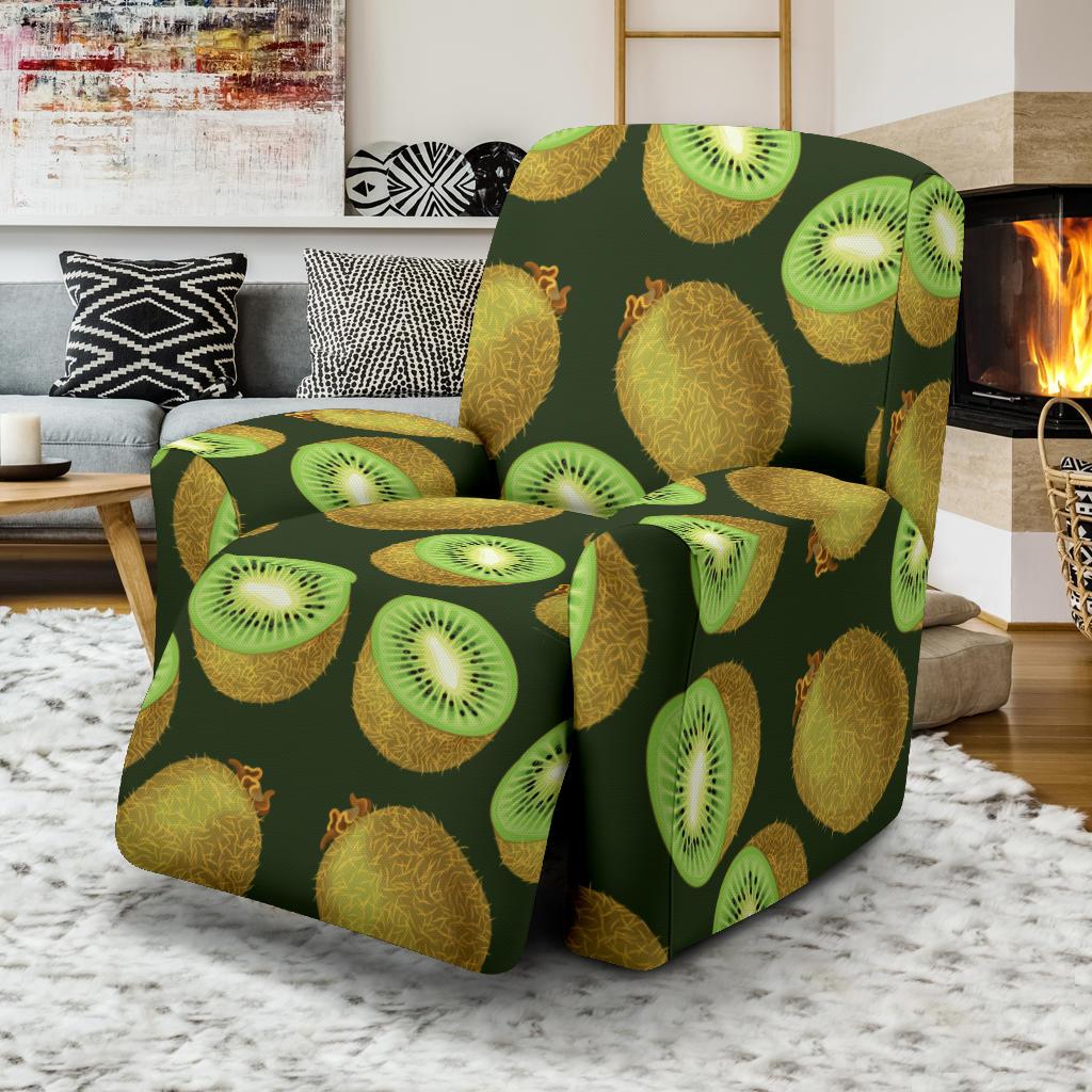 Kiwi Pattern Print Design KW04 Recliner Slipcover-JORJUNE.COM