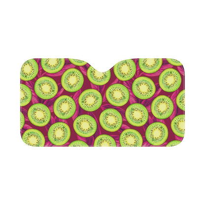 Kiwi Pattern Print Design KW05 Car Sun Shade-JorJune
