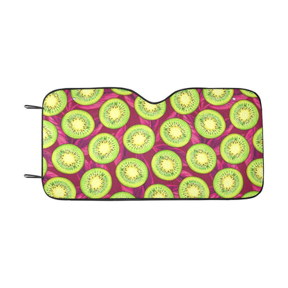 Kiwi Pattern Print Design KW05 Car Sun Shade-JorJune