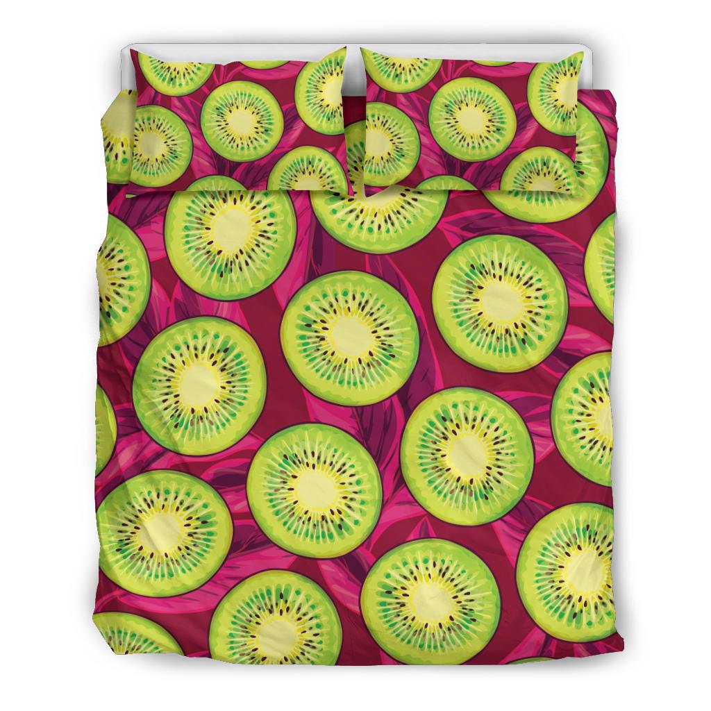 Kiwi Pattern Print Design KW05 Duvet Cover Bedding Set-JORJUNE.COM