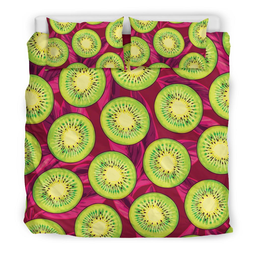 Kiwi Pattern Print Design KW05 Duvet Cover Bedding Set-JORJUNE.COM