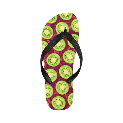 Kiwi Pattern Print Design KW05 Flip Flops-JorJune