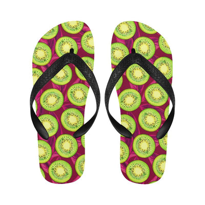 Kiwi Pattern Print Design KW05 Flip Flops-JorJune