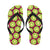 Kiwi Pattern Print Design KW05 Flip Flops-JorJune