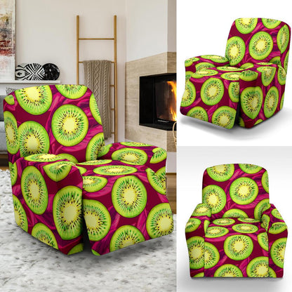 Kiwi Pattern Print Design KW05 Recliner Slipcover-JORJUNE.COM