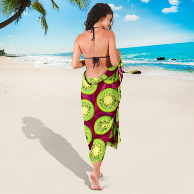 Kiwi Pattern Print Design KW05 Sarong Pareo Wrap