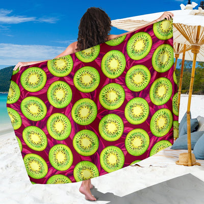 Kiwi Pattern Print Design KW05 Sarong Pareo Wrap