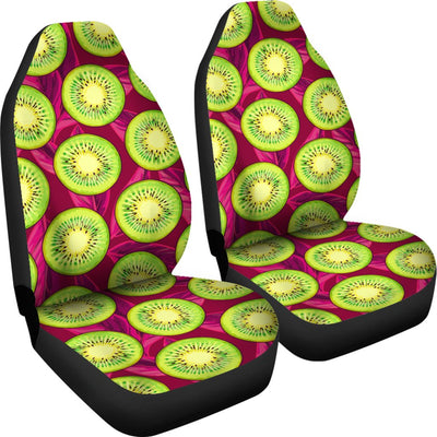 Kiwi Pattern Print Design KW05 Universal Fit Car Seat Covers-JorJune