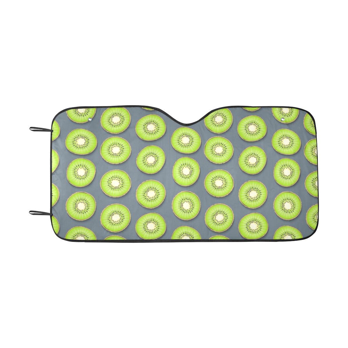 Kiwi Pattern Print Design KW06 Car Sun Shade-JorJune