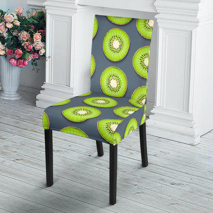 Kiwi Pattern Print Design KW06 Dining Chair Slipcover-JORJUNE.COM