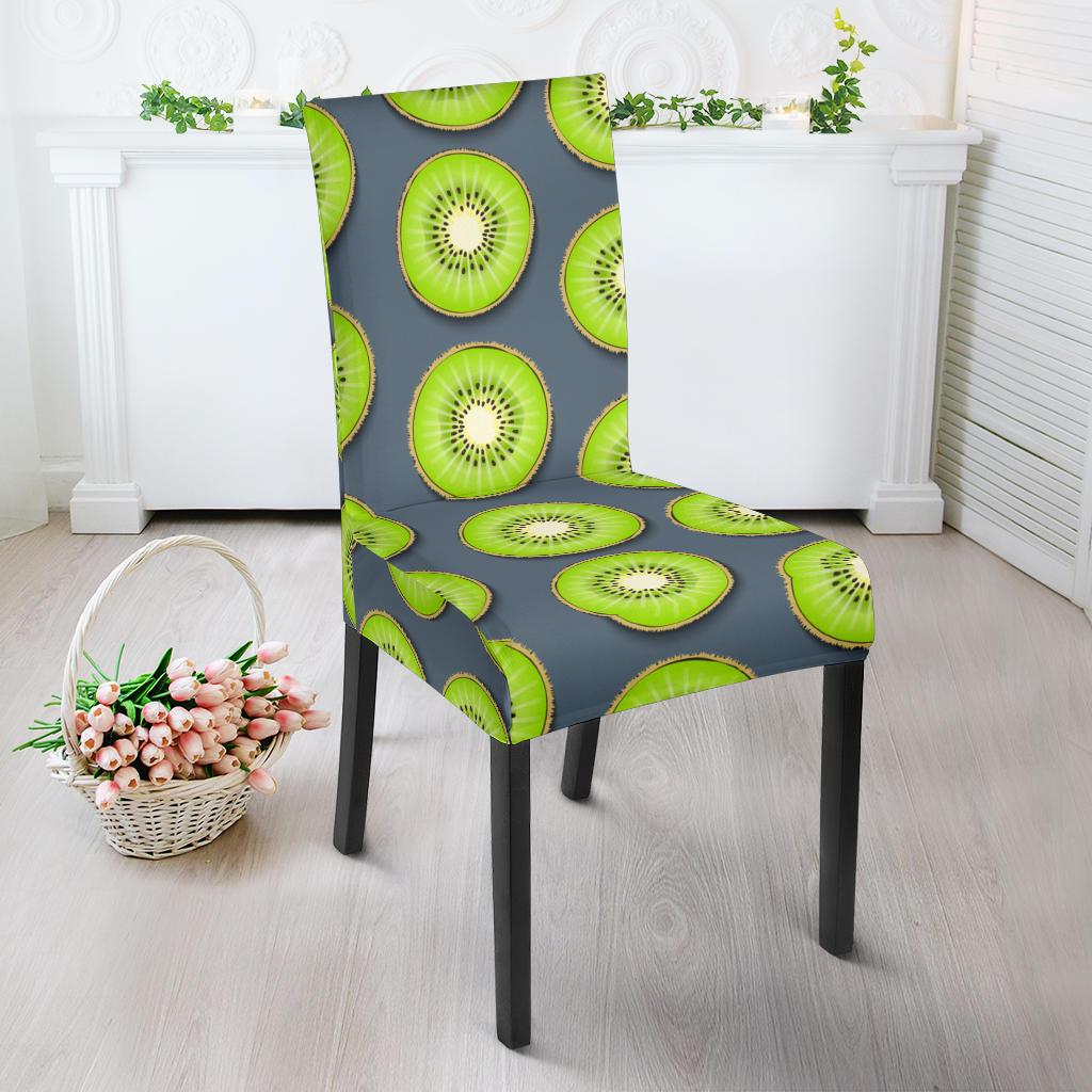 Kiwi Pattern Print Design KW06 Dining Chair Slipcover-JORJUNE.COM