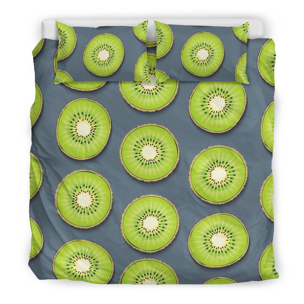 Kiwi Pattern Print Design KW06 Duvet Cover Bedding Set-JORJUNE.COM