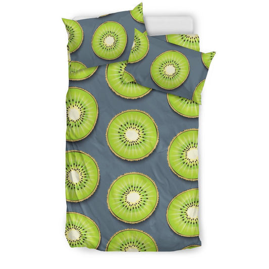 Kiwi Pattern Print Design KW06 Duvet Cover Bedding Set-JORJUNE.COM
