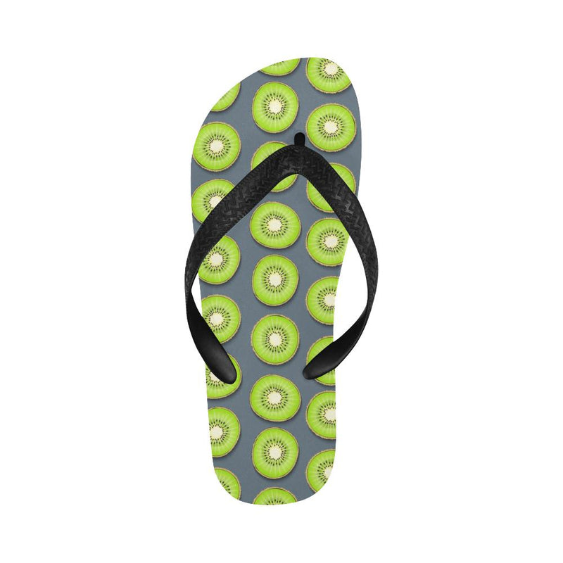 Kiwi Pattern Print Design KW06 Flip Flops-JorJune