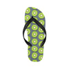 Kiwi Pattern Print Design KW06 Flip Flops-JorJune