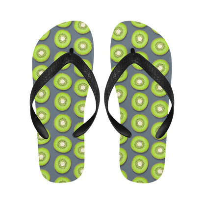 Kiwi Pattern Print Design KW06 Flip Flops-JorJune