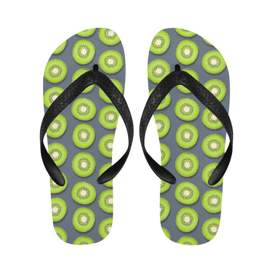 Kiwi Pattern Print Design KW06 Flip Flops-JorJune