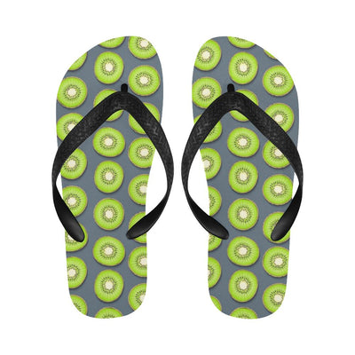 Kiwi Pattern Print Design KW06 Flip Flops-JorJune