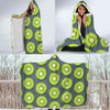 Kiwi Pattern Print Design KW06 Hooded Blanket-JORJUNE.COM