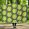 Kiwi Pattern Print Design KW06 Hooded Blanket-JORJUNE.COM