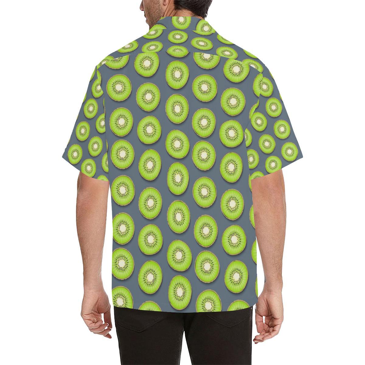 Kiwi Pattern Print Design KW06 Men Hawaiian Shirt-JorJune