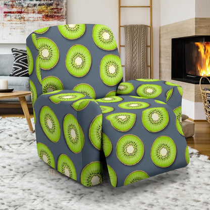 Kiwi Pattern Print Design KW06 Recliner Slipcover-JORJUNE.COM