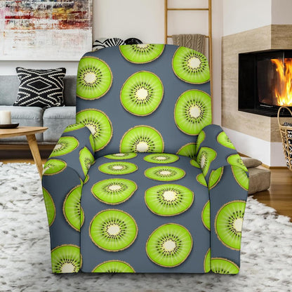 Kiwi Pattern Print Design KW06 Recliner Slipcover-JORJUNE.COM