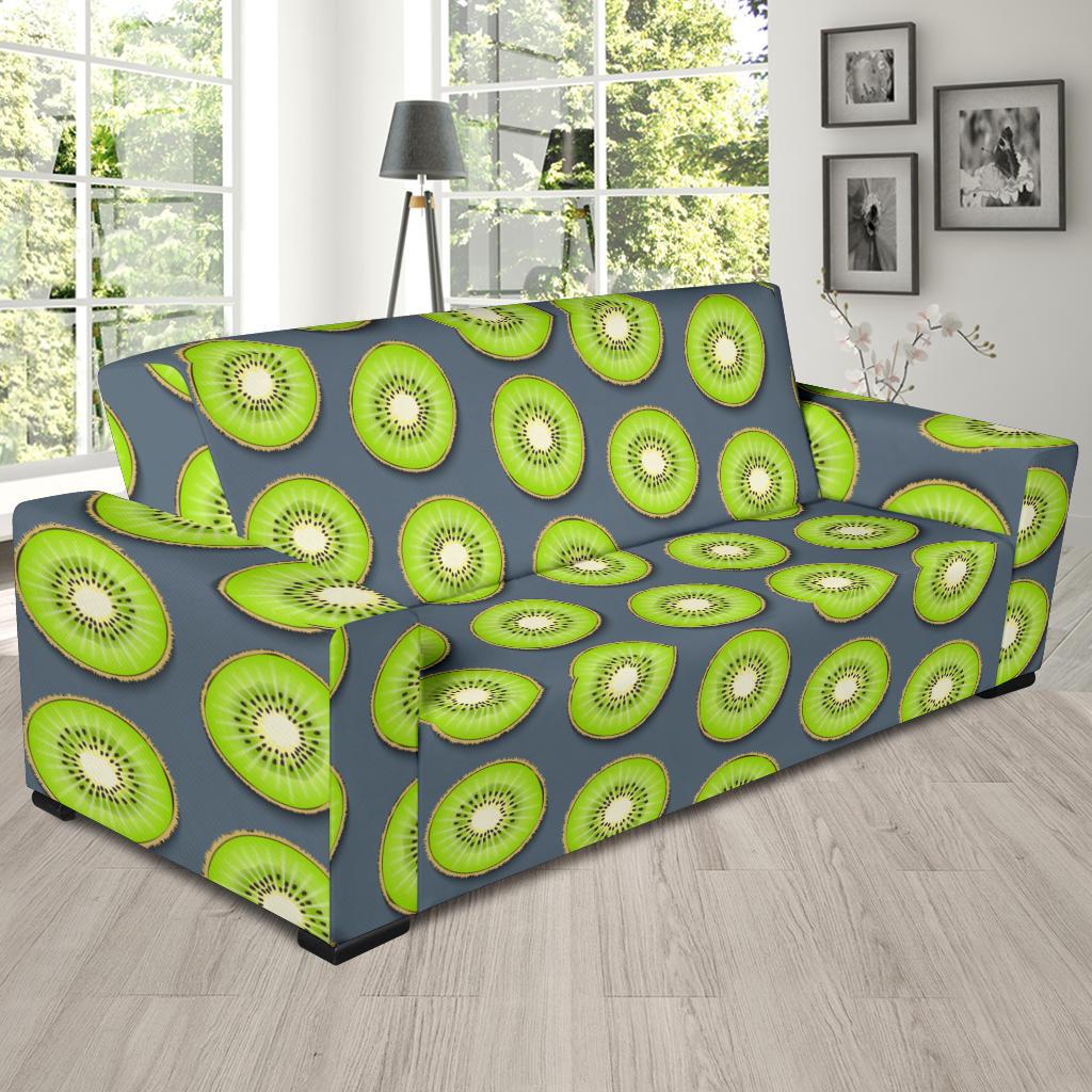 Kiwi Pattern Print Design KW06 Sofa Slipcover-JORJUNE.COM