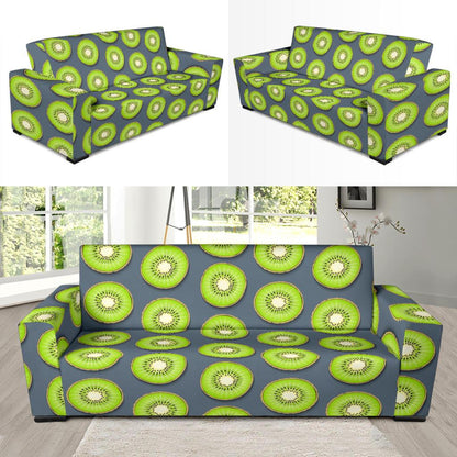 Kiwi Pattern Print Design KW06 Sofa Slipcover-JORJUNE.COM