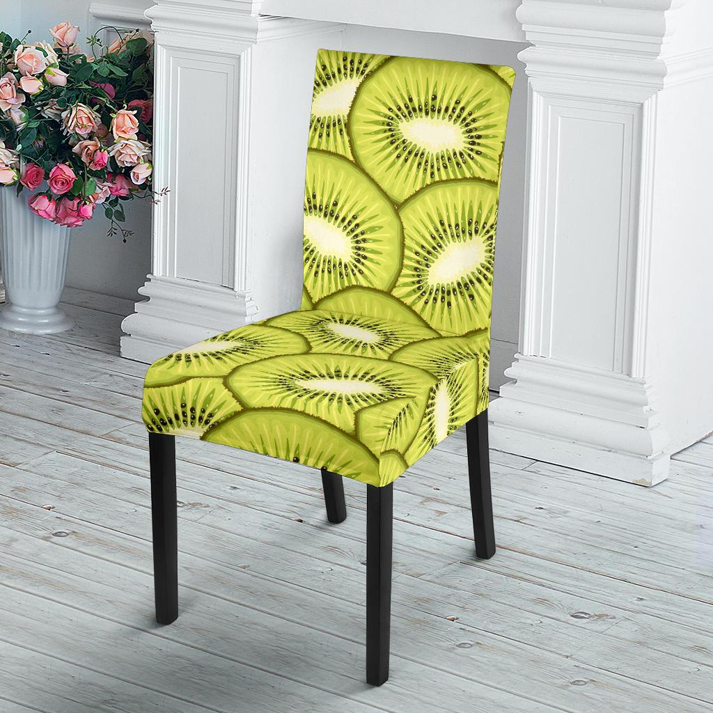 Kiwi Pattern Print Design KW07 Dining Chair Slipcover-JORJUNE.COM